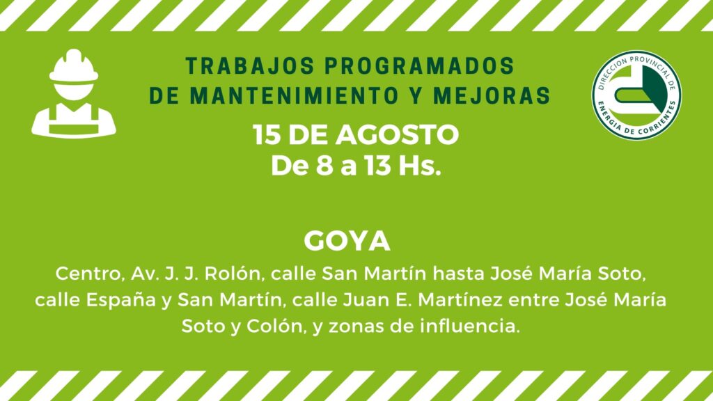 La DPEC realizará trabajos de mejoras en el interior